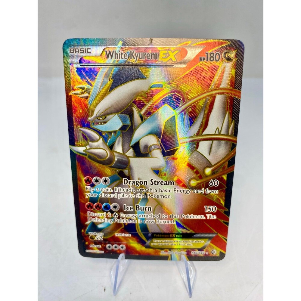 White Kyurem EX (146 Full Art) - Boundaries Crossed (BCR) Mp Pokemon TCG